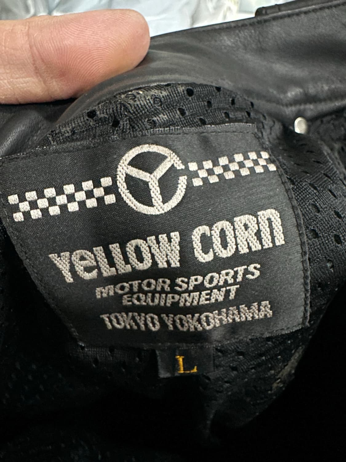 옐로우콘 블랙 가죽 바이크 팬츠 상품이미지8