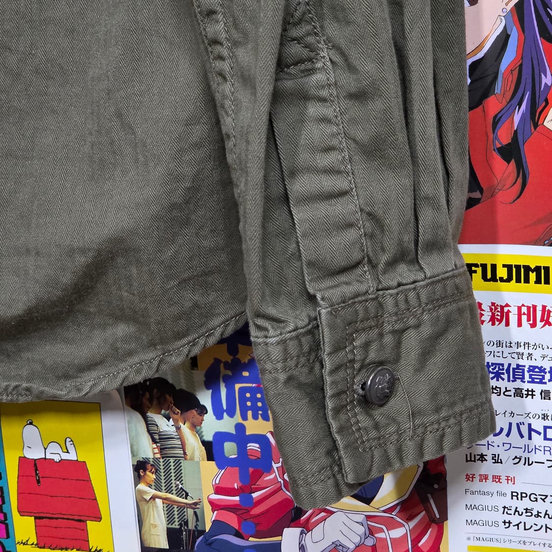 JPN 빈티지 후드 레이어드 밀리터리 셔츠 상품이미지8