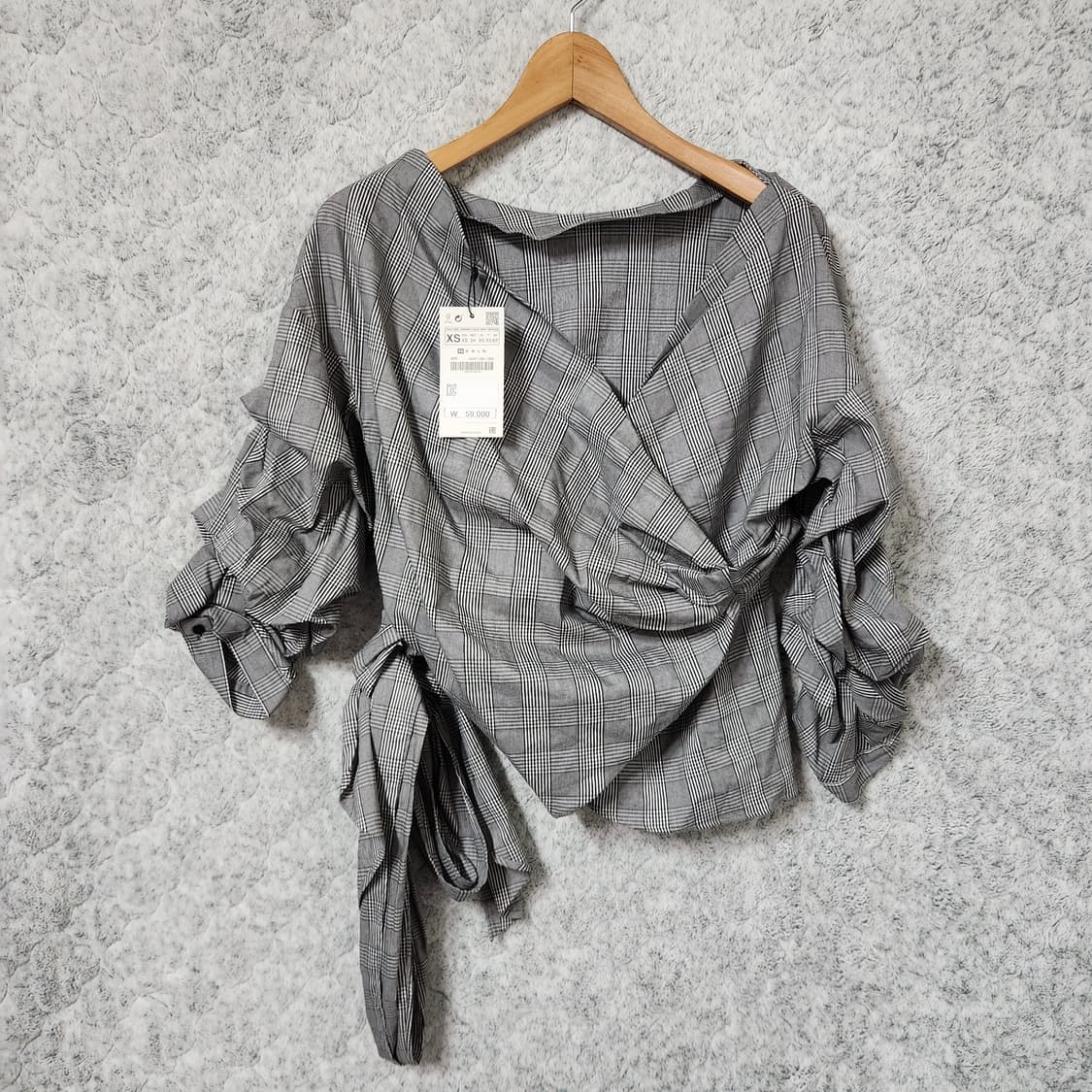 208A [XS] 새제품 자라 여성 블라우스 상품이미지1