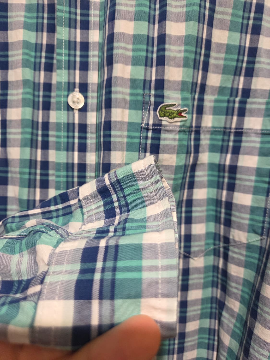 (100) 라코스테 남성체크셔츠 남방I폴로.아미.버버리.앤더슨벨.apc. 상품이미지6