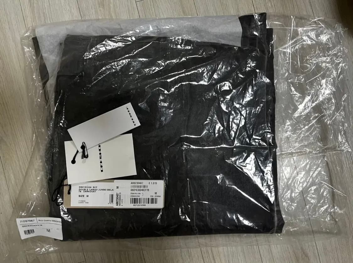 릭오웬스 다크쉐도우 더블카고 점보 벨라 다크더스트 상품이미지4