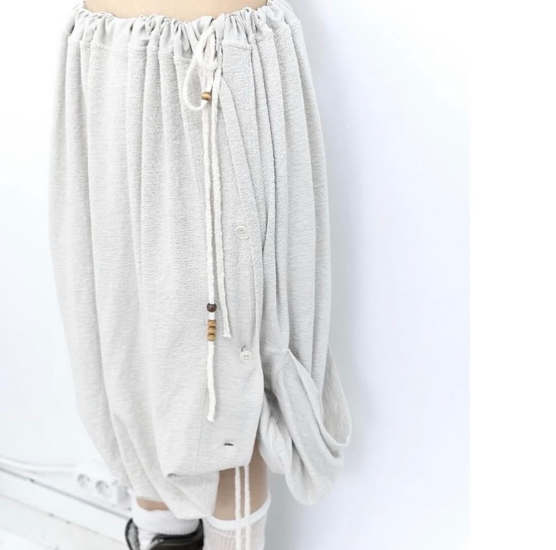 Tiles 덤플링 스커트 아이보리 상품이미지2