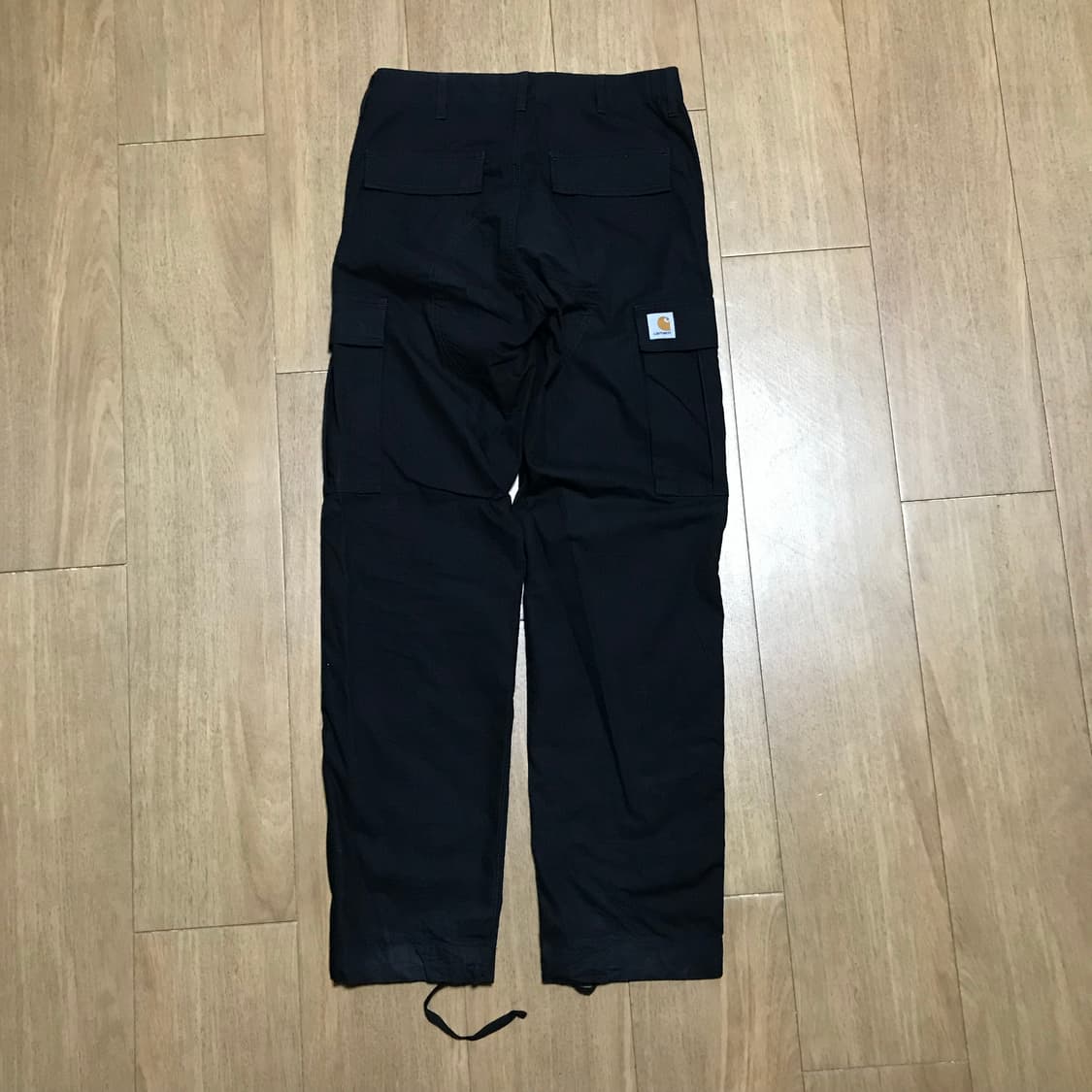 칼하트 레귤러 카고 팬츠 콜롬비아 블랙 상품이미지1