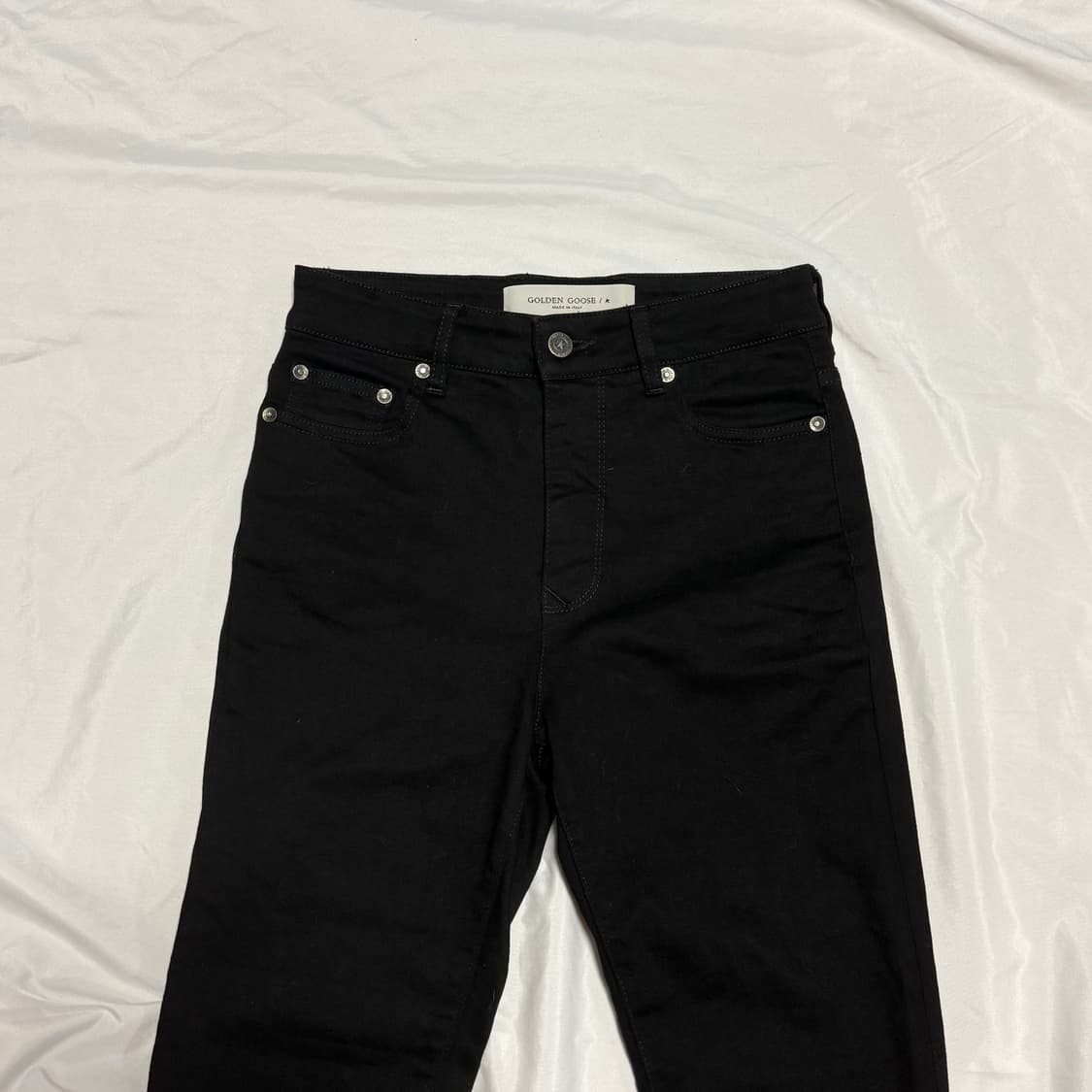 [28] 21FW 골든구스 블랙 데님 팬츠 상품이미지2