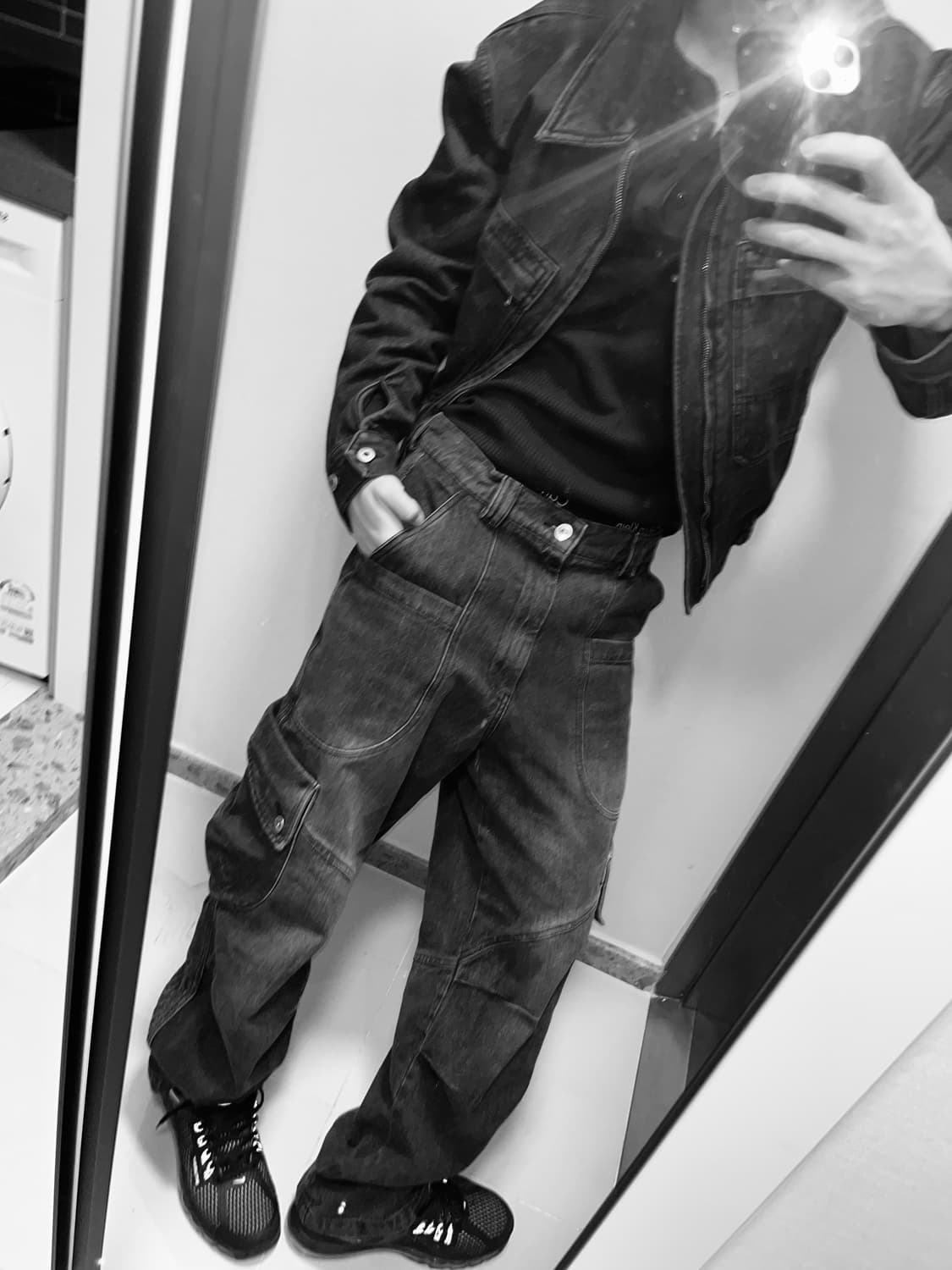 쿠어 틴트 데님 자켓 상품이미지1