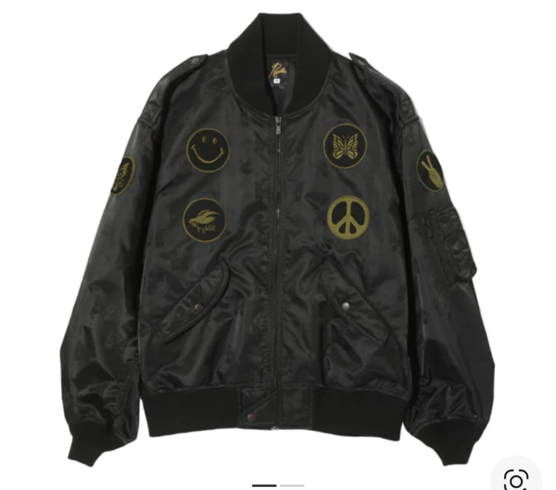 [XL] 니들스 L2-B 자켓 빠삐용 자카드 사틴 블랙 상품이미지5