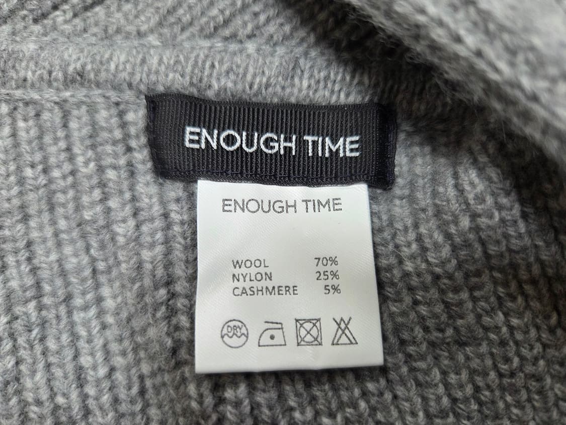 이너프타임(ENOUGH TIME) 캐시울 블렌드 머플러 새상품 상품이미지8