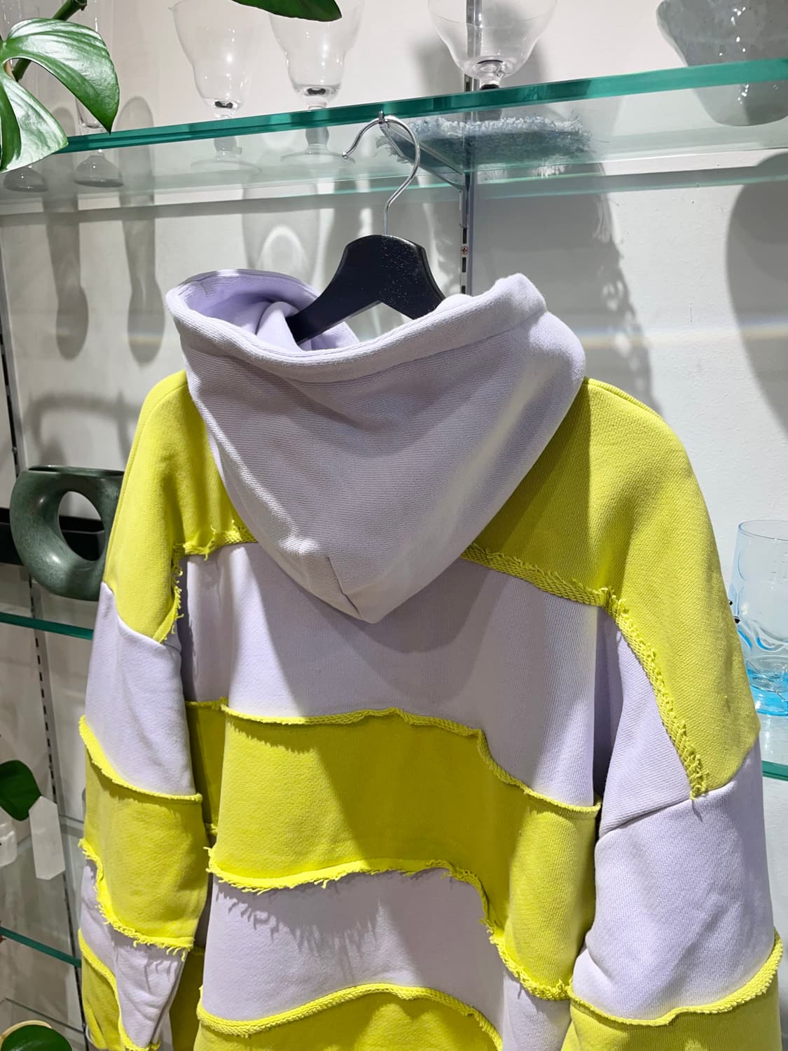 보터 raw edge stripe hoodie 상품이미지6