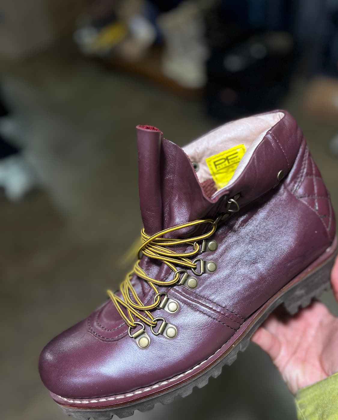 패스파인더 1608 QUILTING BOOTS (WINE) 상품이미지5