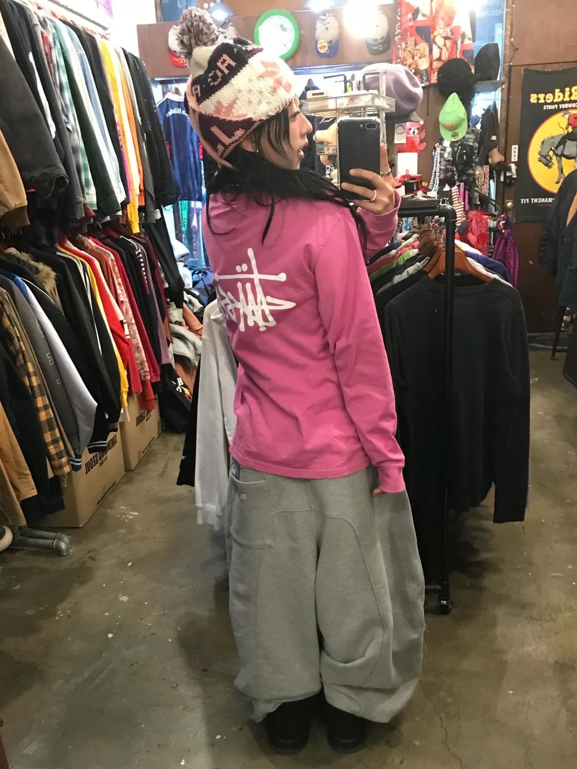 Stussy Pink Logo Long Sleeves 상품이미지6