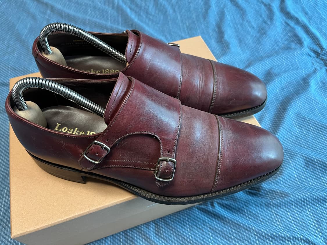 로크 더블몽크 버건디 상품이미지2