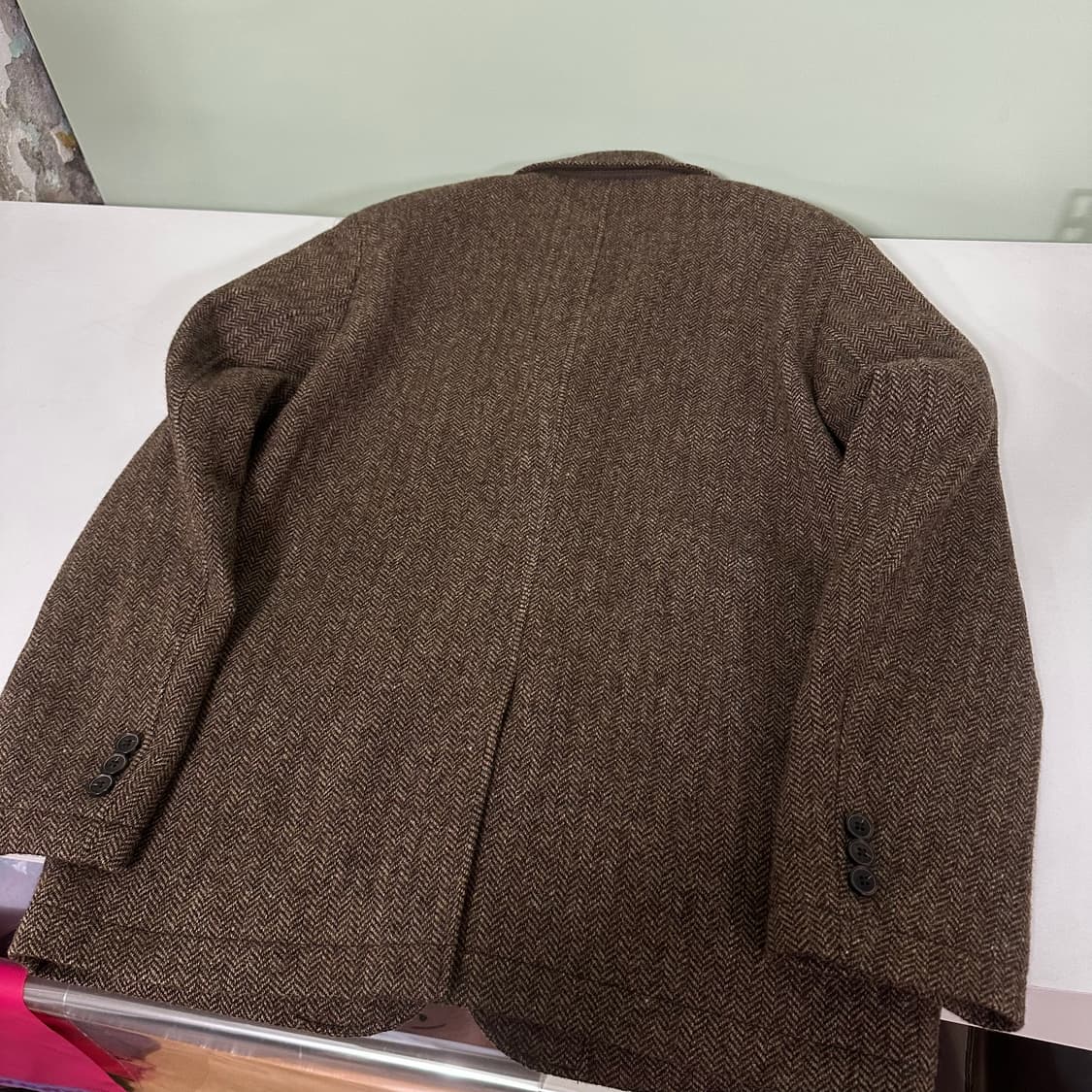 95 GGIO2 지오투 브라운 헤링본 블레이저 상품이미지5