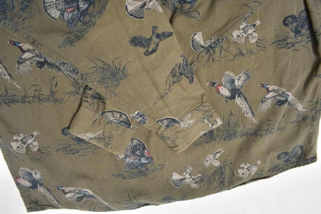 90S 빈티지 헌팅 셔츠 남방 XL N1283 상품이미지7