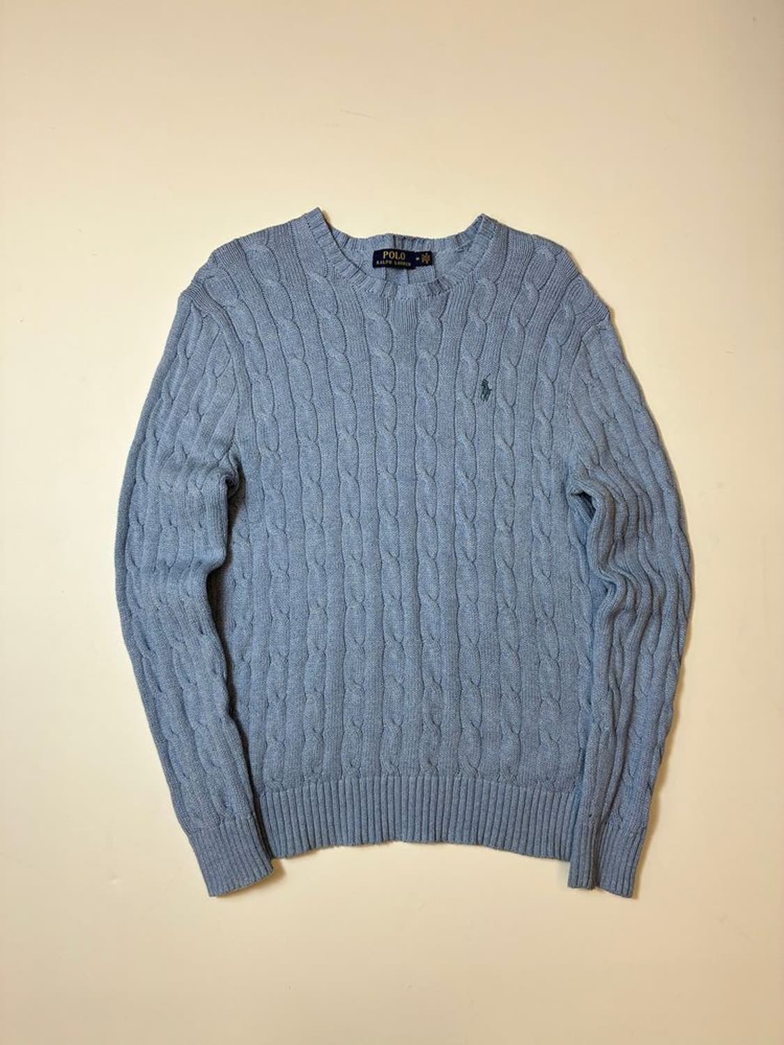 폴로 랄프로렌 10's 스카이블루 꽈배기 니트 PN8368 상품이미지1