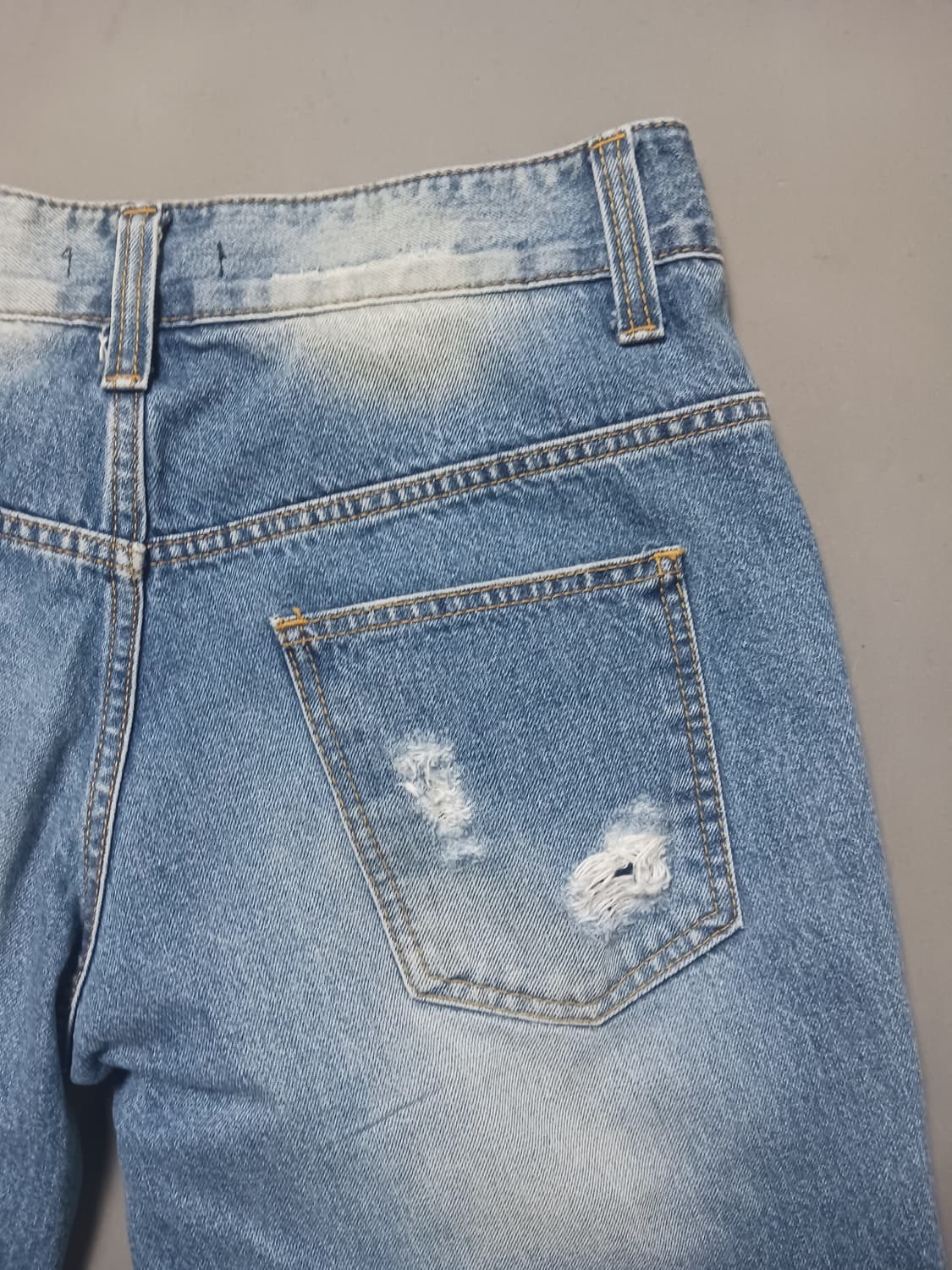 [32] 돌체앤가바나 데미지 앵클 데님 청반바지 상품이미지10