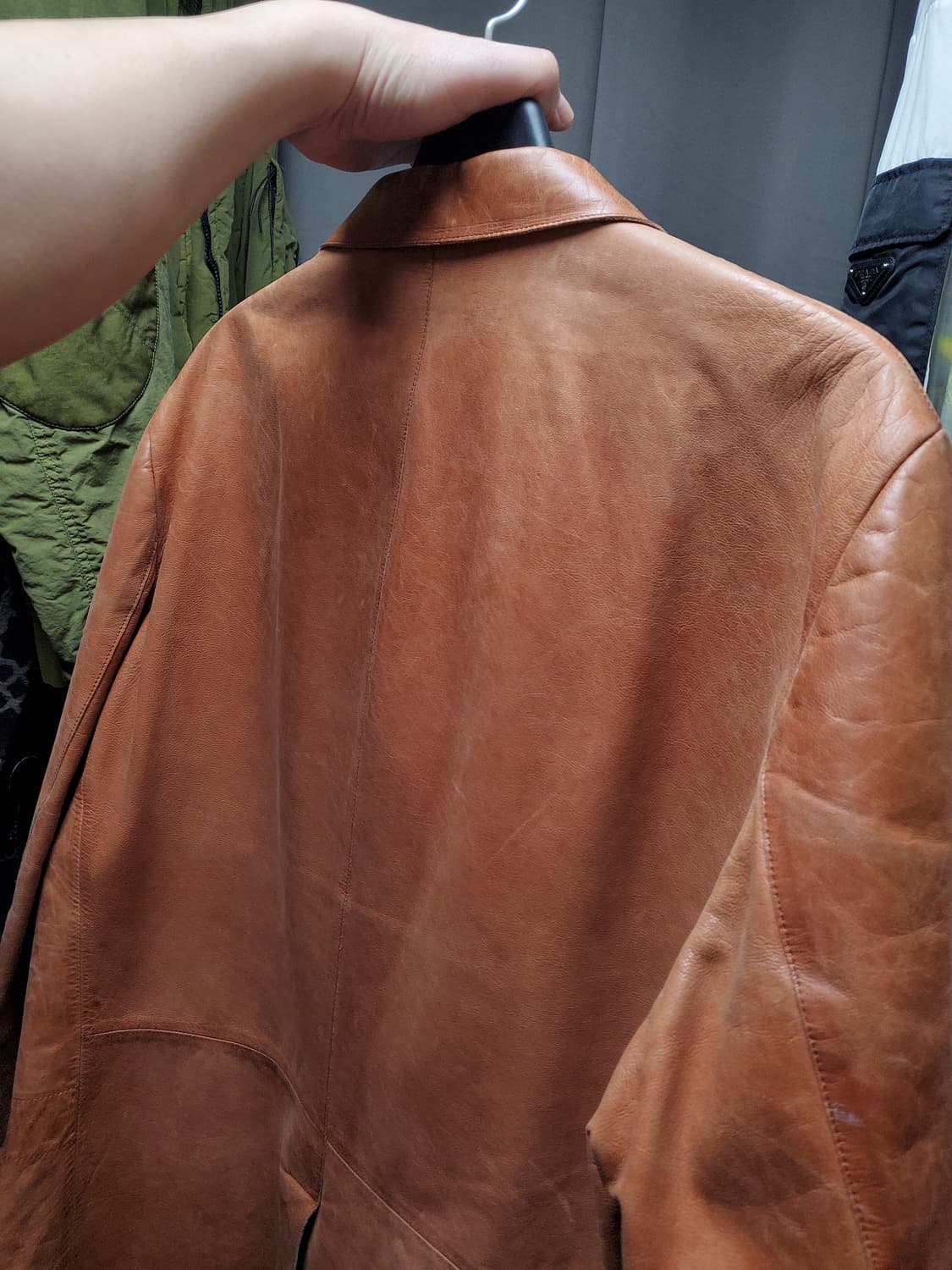 폴스미스 리얼레더 자켓(착샷참고 상품이미지6