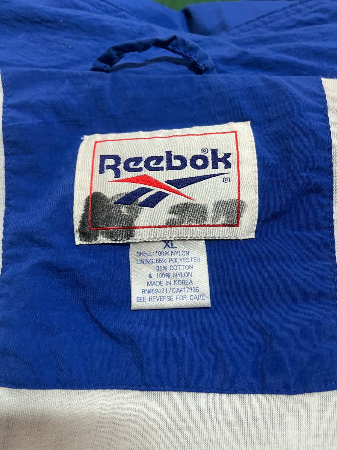 리복 올드스쿨 풋볼 바람막이 xl 상품이미지3