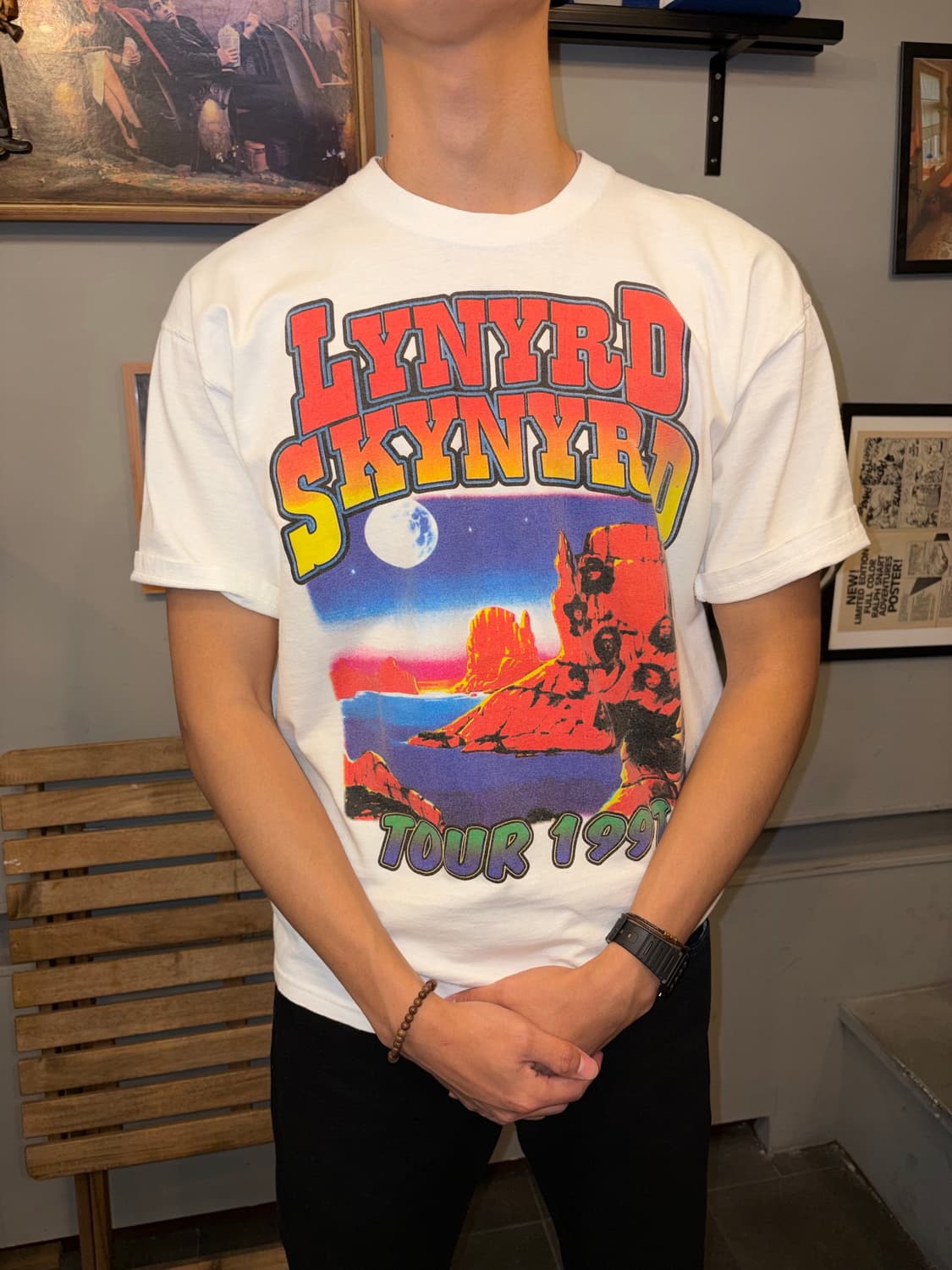 90‘s Lynyrd Skynyrd 1997 twenty tour T-s 상품이미지3
