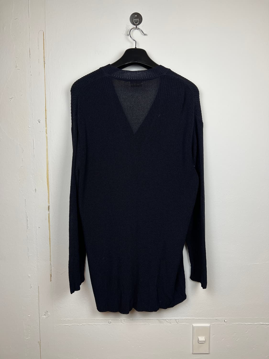 O134 PENNY PULL 네이비 V넥 가디건 L 상품이미지2