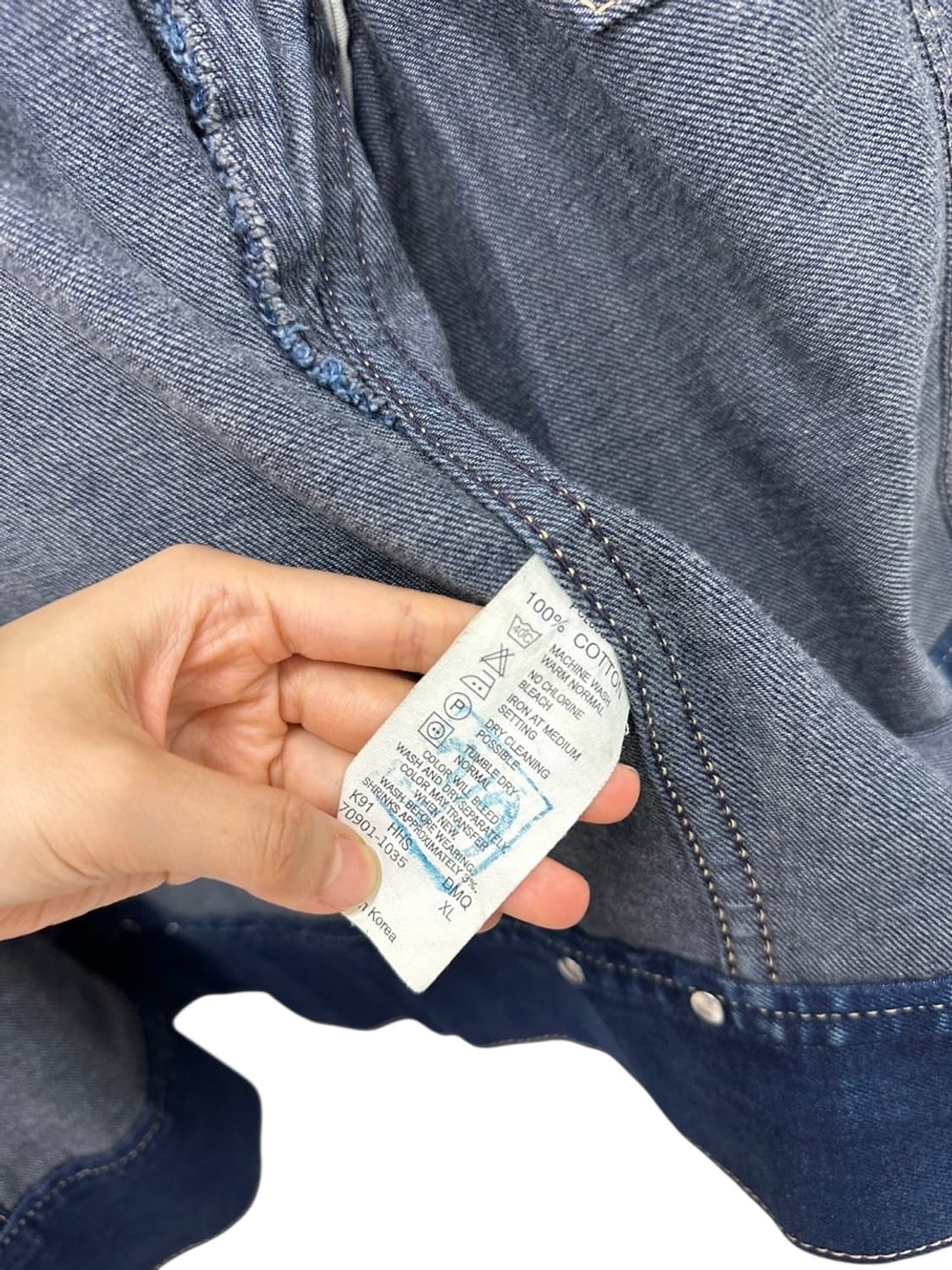 리바이스 TYPE1 타입원 청자켓 (XL)  상품이미지9