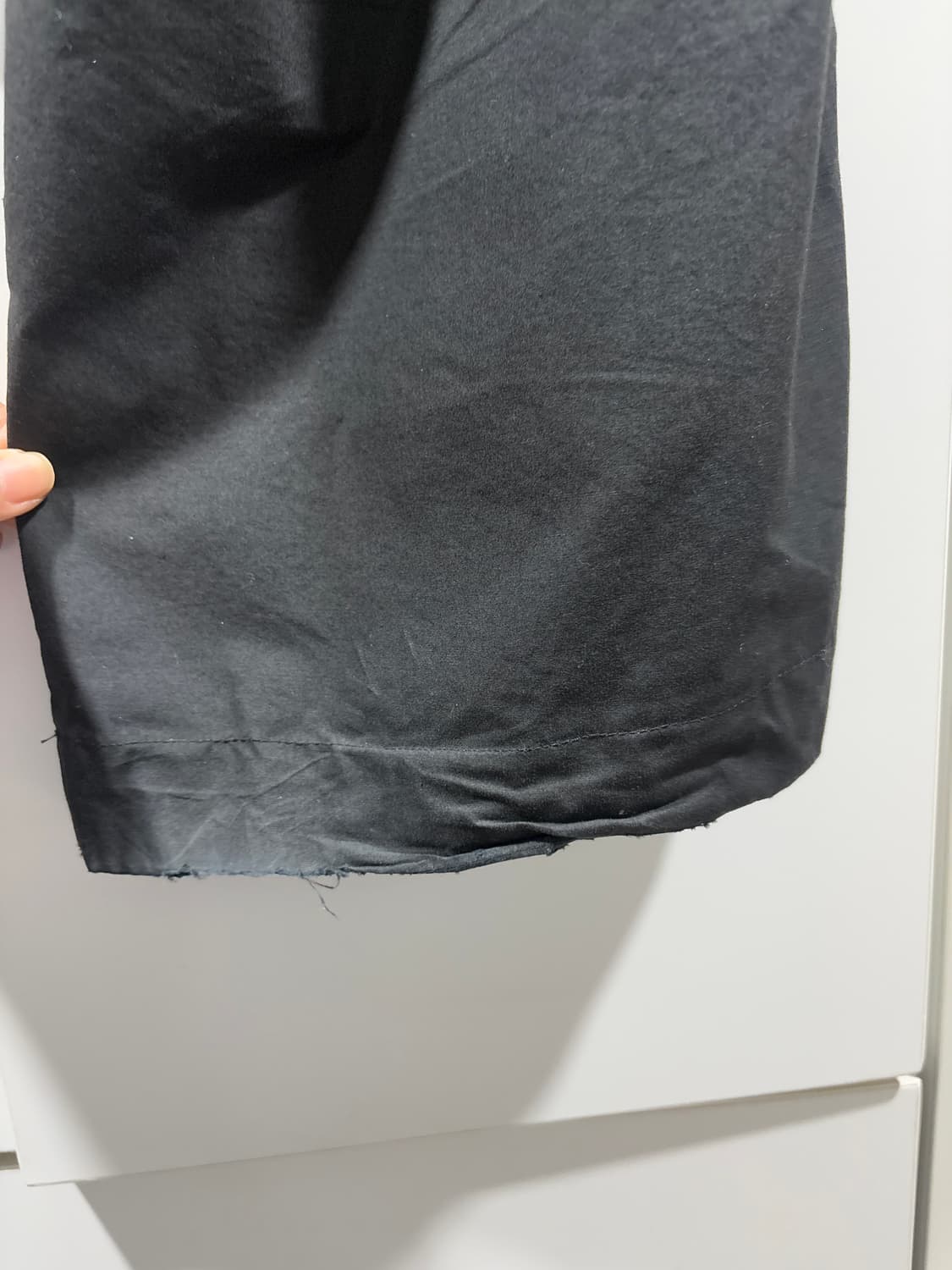 (2)해칭룸 본디지 팬츠 워시드 블랙 상품이미지5