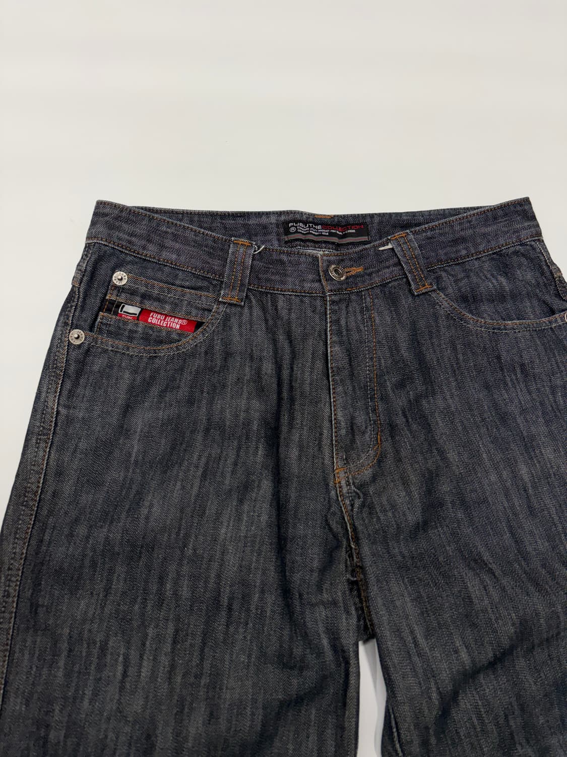 FUBU 후부 컬렉션 워싱 데님 청바지 상품이미지4