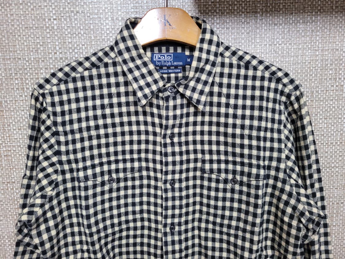 M 95~100사이즈 폴로 랄프로렌 플란넬 셔츠 빈티지 아메카지  상품이미지2