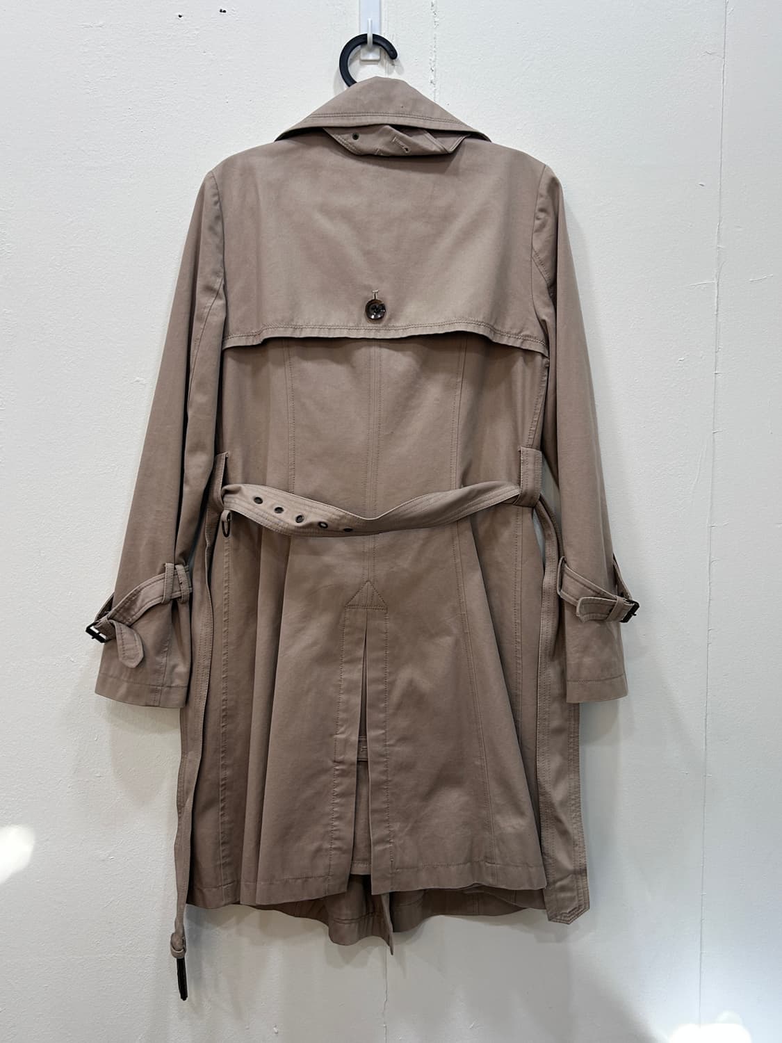 [55-66] 제시뉴욕 베이지 트렌치코트 여성 66사이즈 상품이미지2