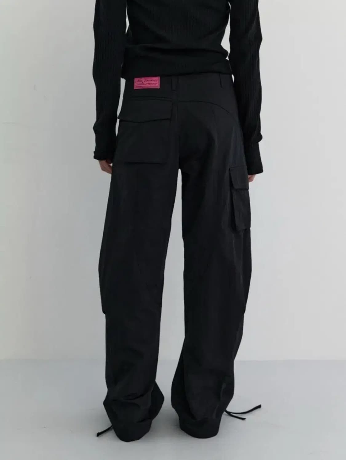 마조네 N.Wide cargo pants xs 와이드 카고 팬츠 블랙 상품이미지2