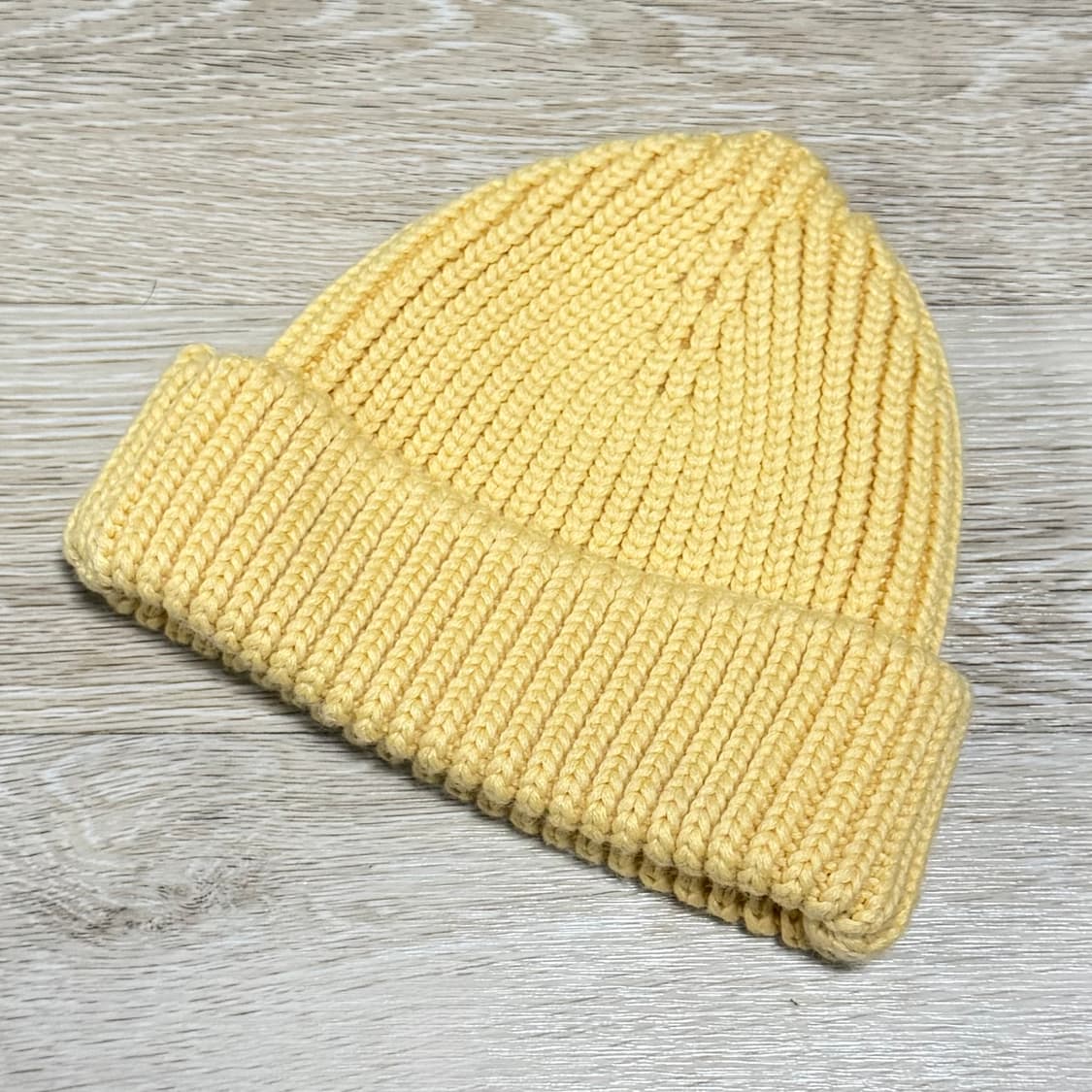 [S+급/OS] 오프화이트 로고 패치 비니 옐로우 상품이미지4