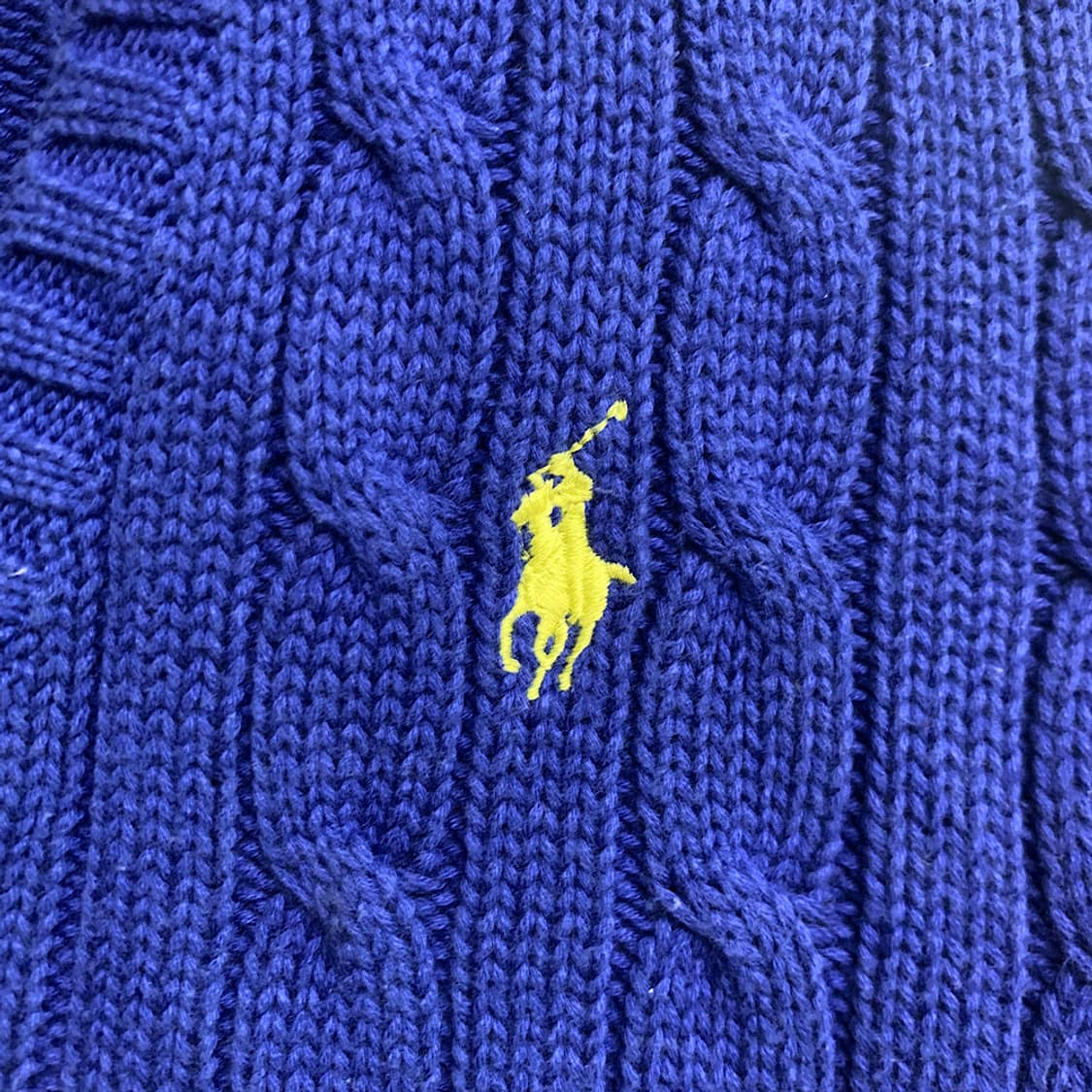 폴로 랄프로렌 여성 코튼 케이블 니트 S 상품이미지3