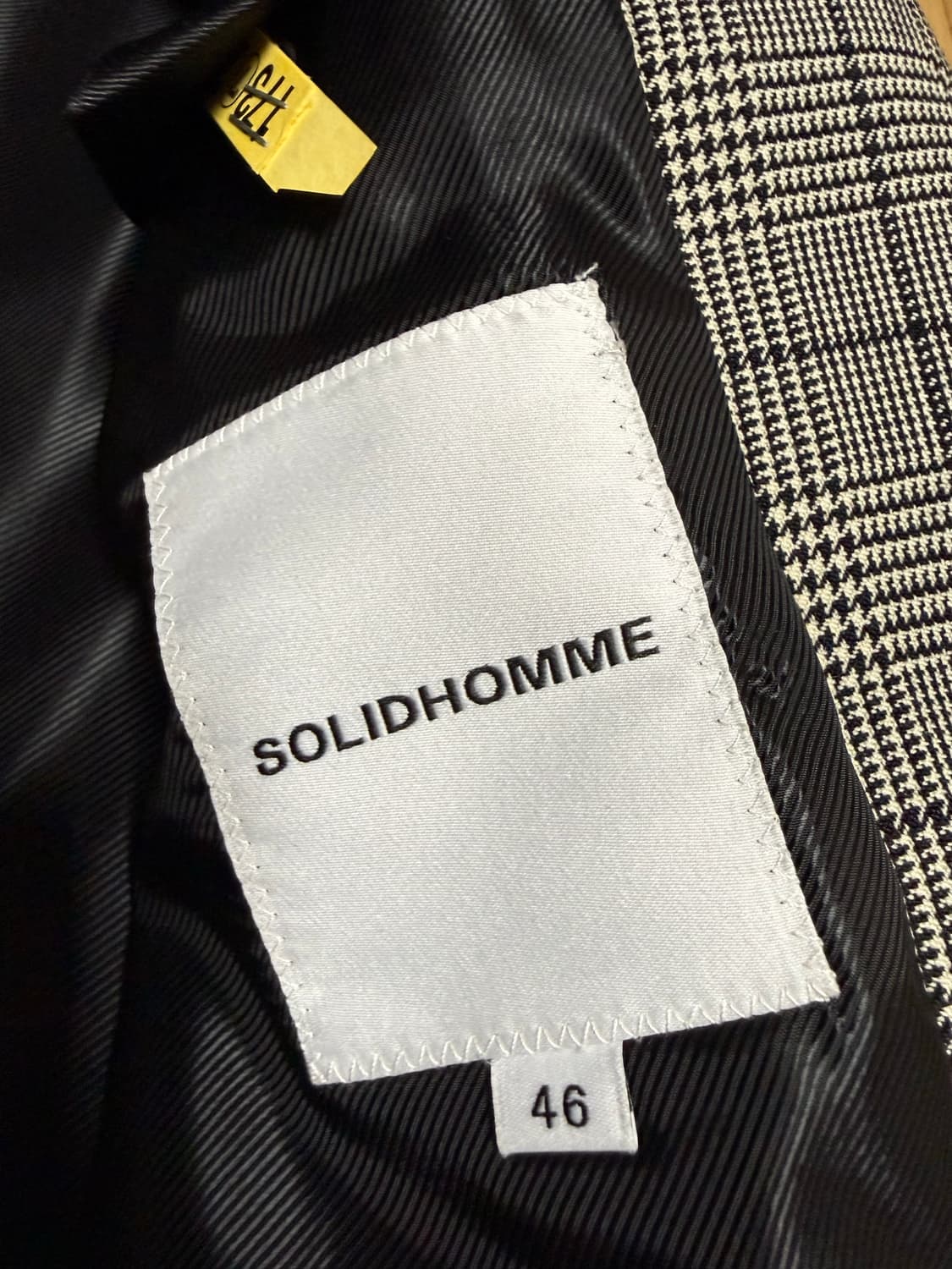 솔리드옴므 오버핏 체크 블레이저 (S202CJ18920H)_46 상품이미지6