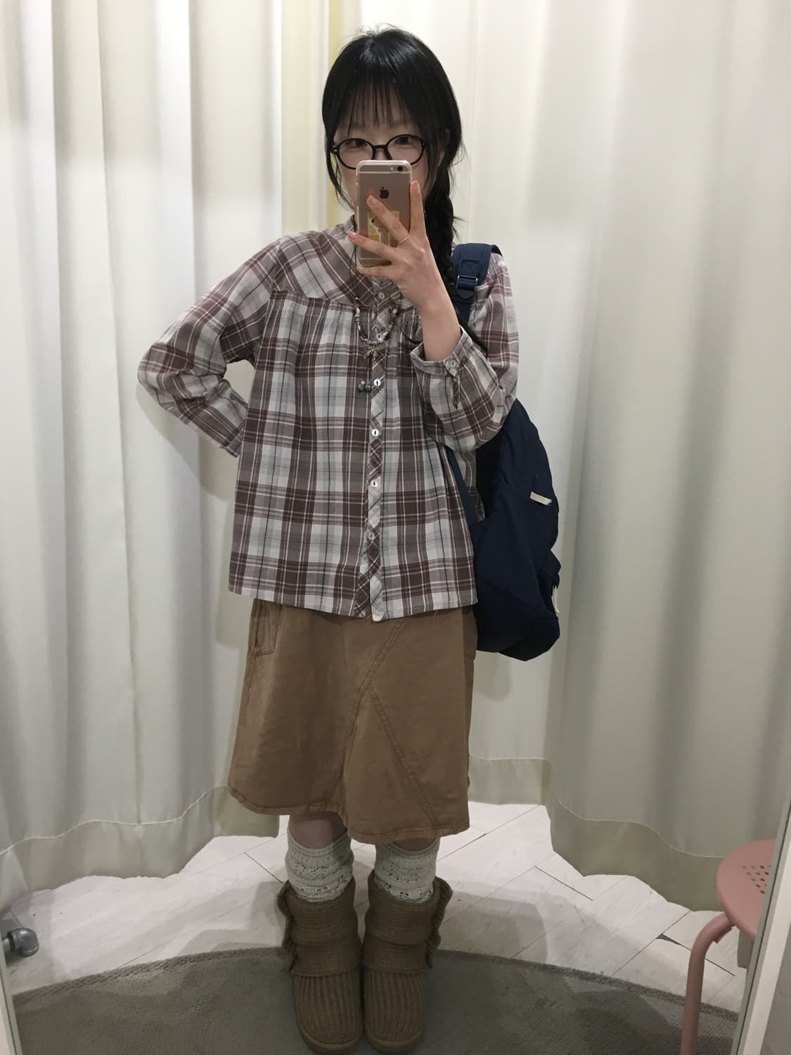 check blouse 상품이미지3