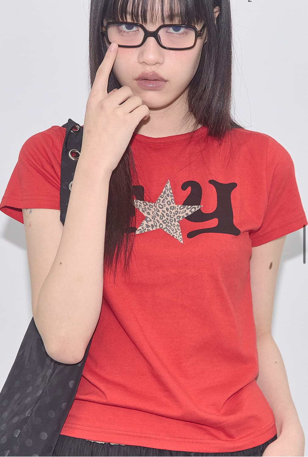 팬시클럽 LEOPARD TEE (RED) 상품이미지1