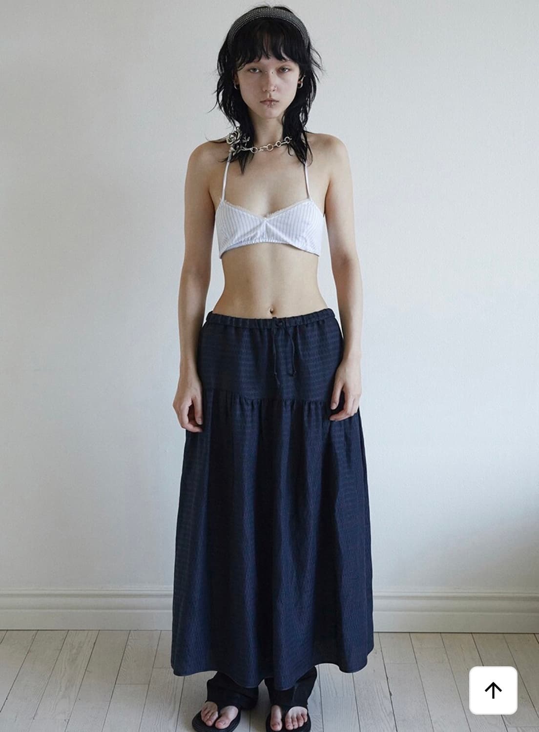 데어드 요크 스커트 yoke skirt 상품이미지1