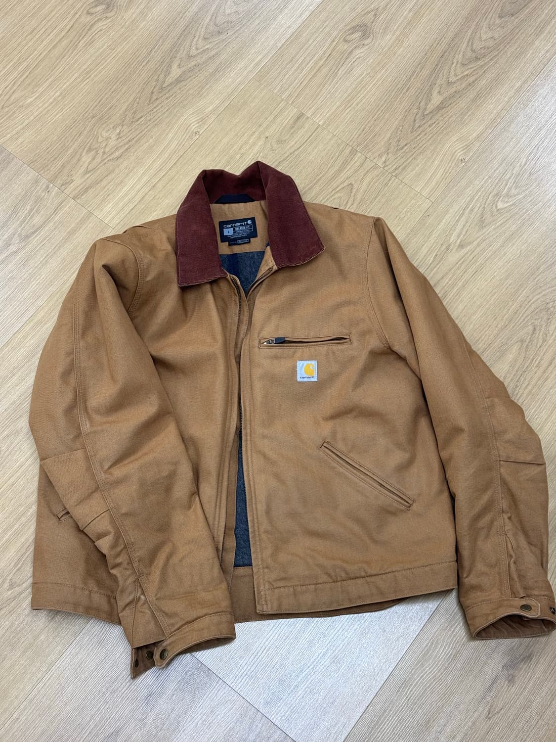 칼하트 디트로이드 자켓 브라운 L 상품이미지1