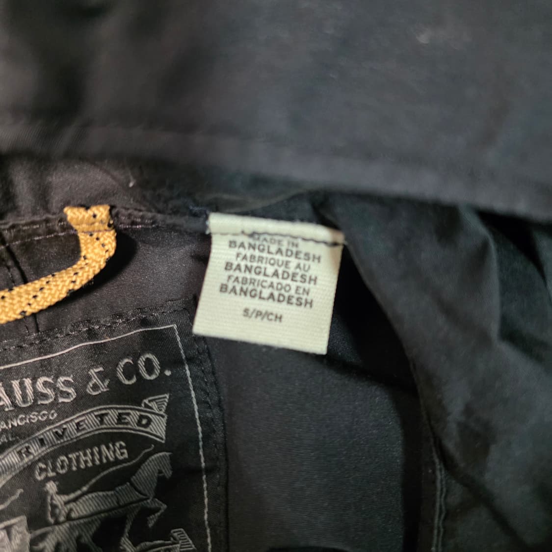 Levi’s 리바이스 블랙 멀티포켓 후드 자켓 S (워크웨어) 상품이미지4