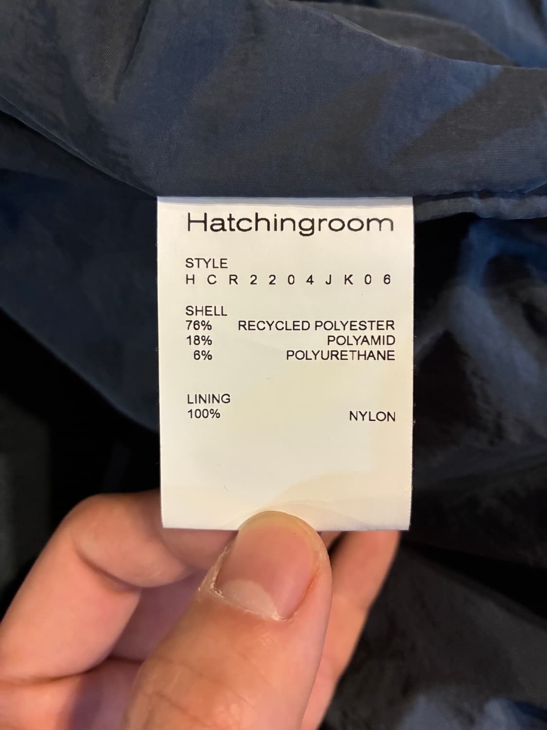 3) 해칭룸 후디드 다운 푸퍼 차콜 패딩 상품이미지7