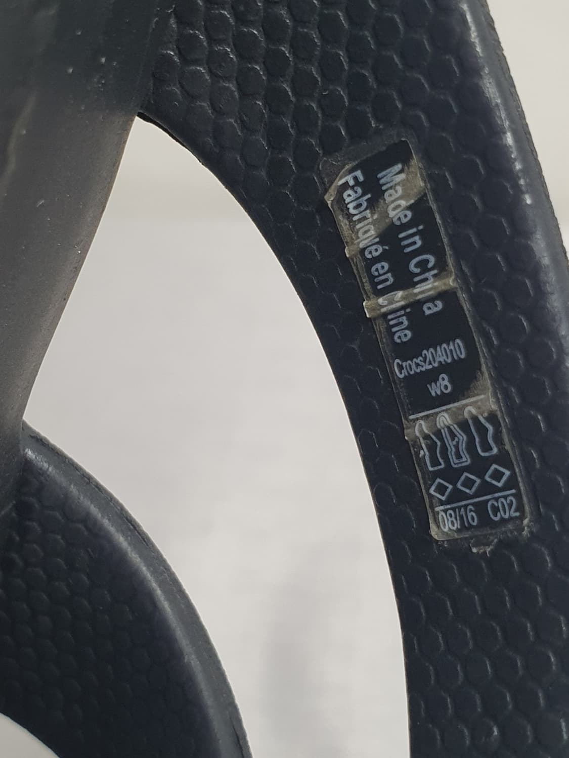 250mm 크록스 산라 스트래피 웨지 샌들 블랙 W8 상품이미지9