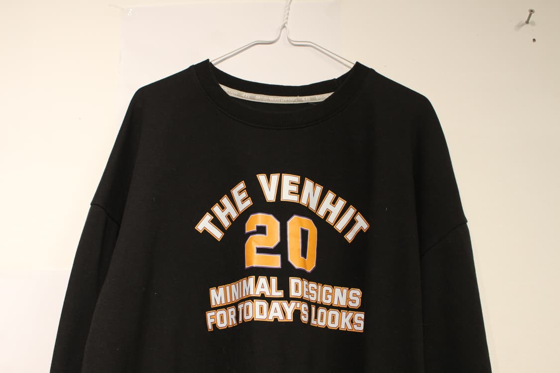 259. THE VENHIT 20 맨투맨 (블랙) 상품이미지2