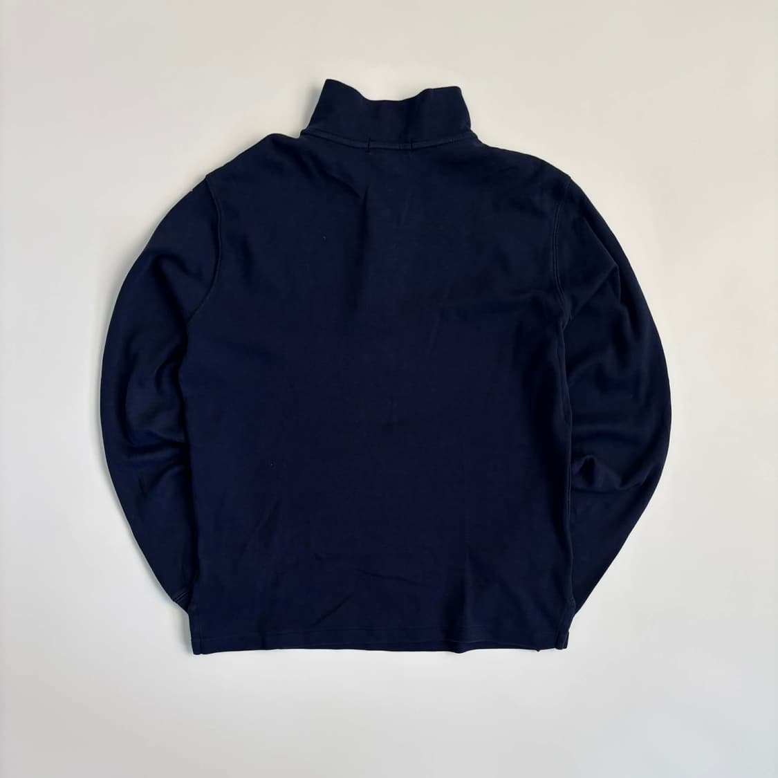 폴로 랄프로렌 신형 큐알택 네이비 하프집 니트 풀오버 셔츠 반집업(XL) 상품이미지4