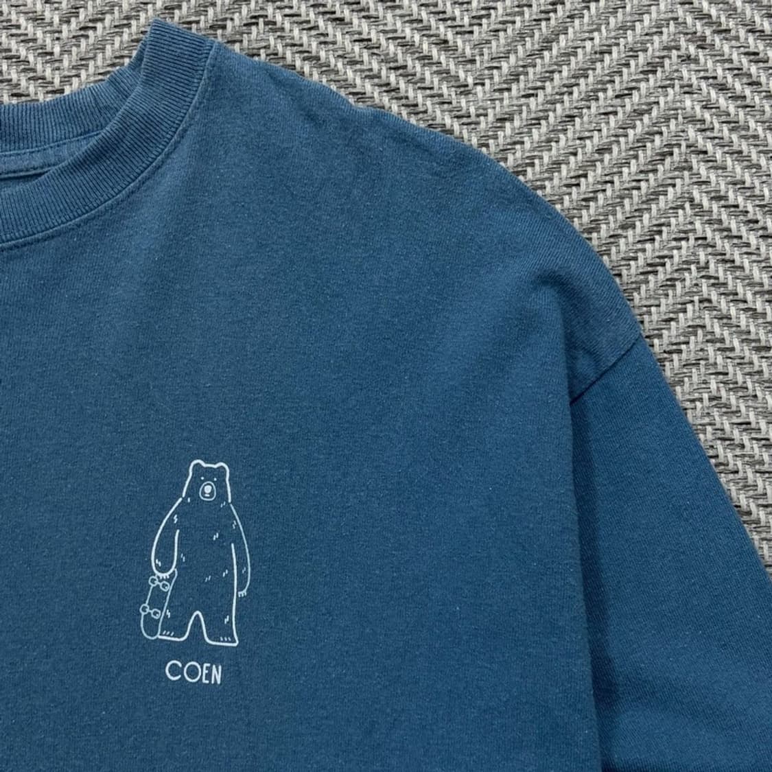 코엔 그래픽 로고 롱슬리브 v2519 상품이미지5