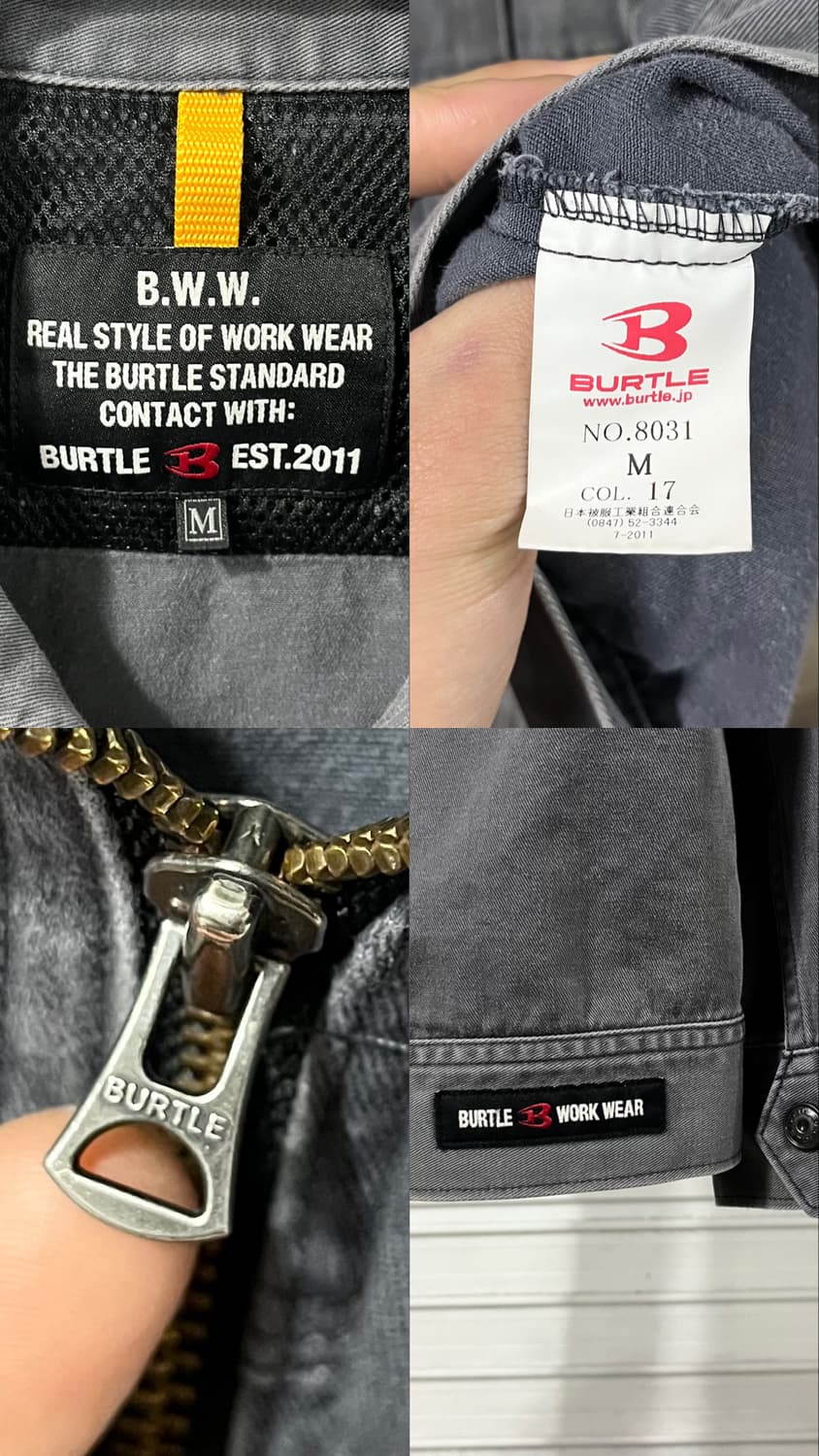 Burtle faded dirty work jacket 상품이미지9