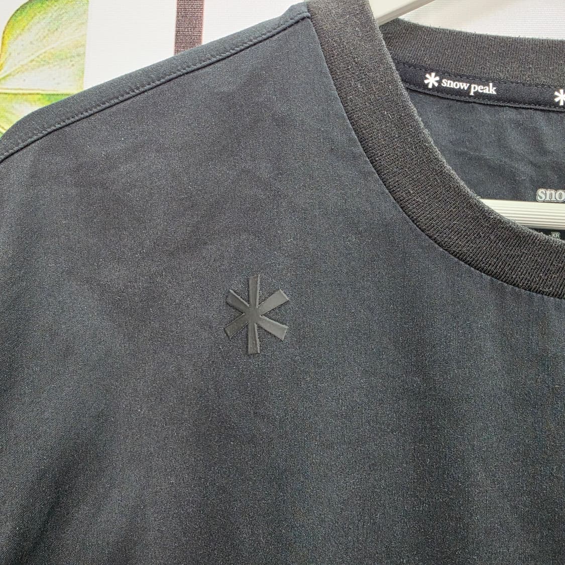 스노우피크 반팔 티셔츠 블랙 95사이즈 상품이미지3