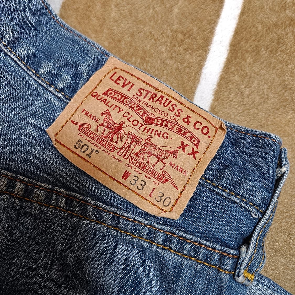 리바이스(Levis) 00's No.501 데님 청바지 33size 상품이미지3