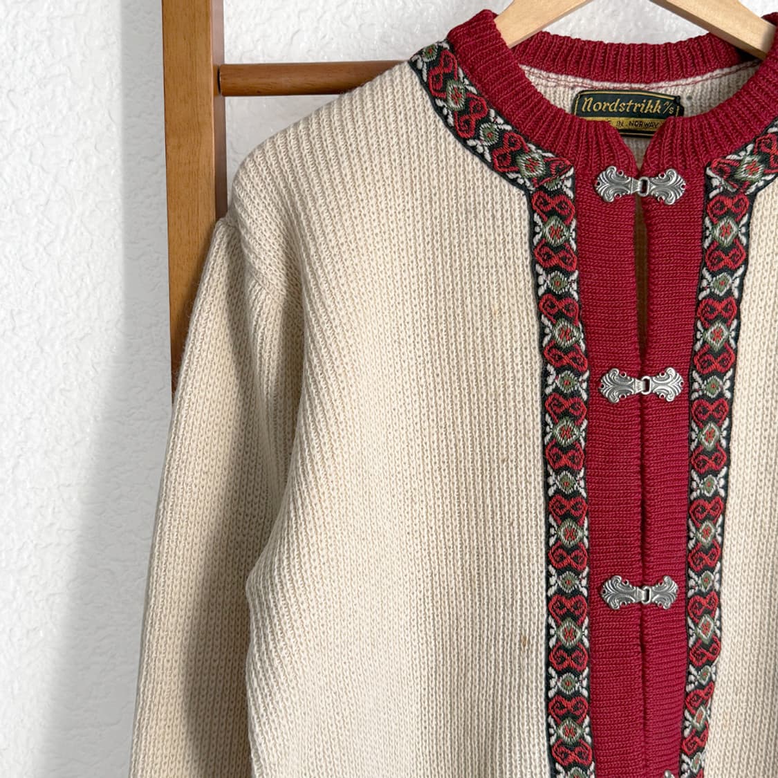 Norwegian Nordic Red Cardigan 상품이미지2