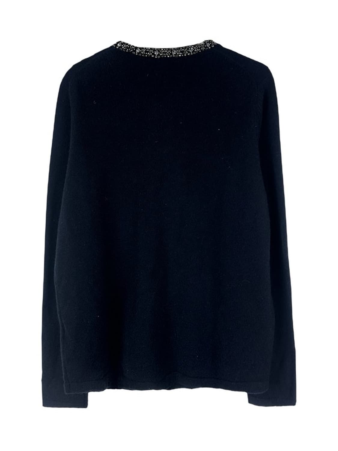 [M] AQUASCUTUM 아쿠아스큐텀 캐시미어100% 논버튼 가디건 상품이미지2