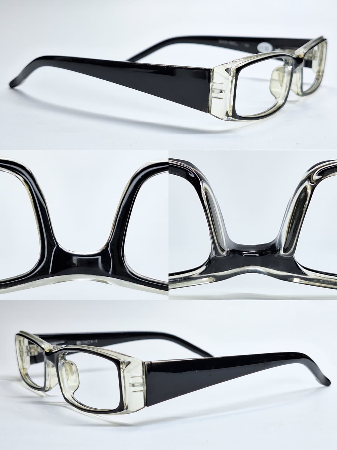 Dulton 덜튼 BONOX-A S099-50CL 블랙 스퀘어 안경테 상품이미지4