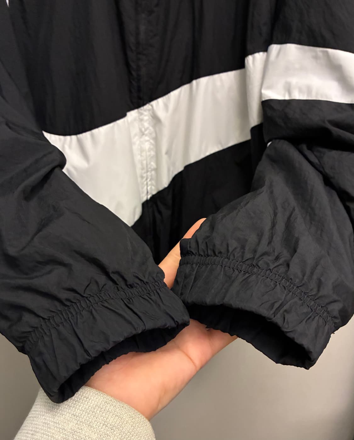 (XL)나이키 빅스우시 우븐 블랙 나일론 바람막이자켓  나이키 빅스우시  상품이미지6