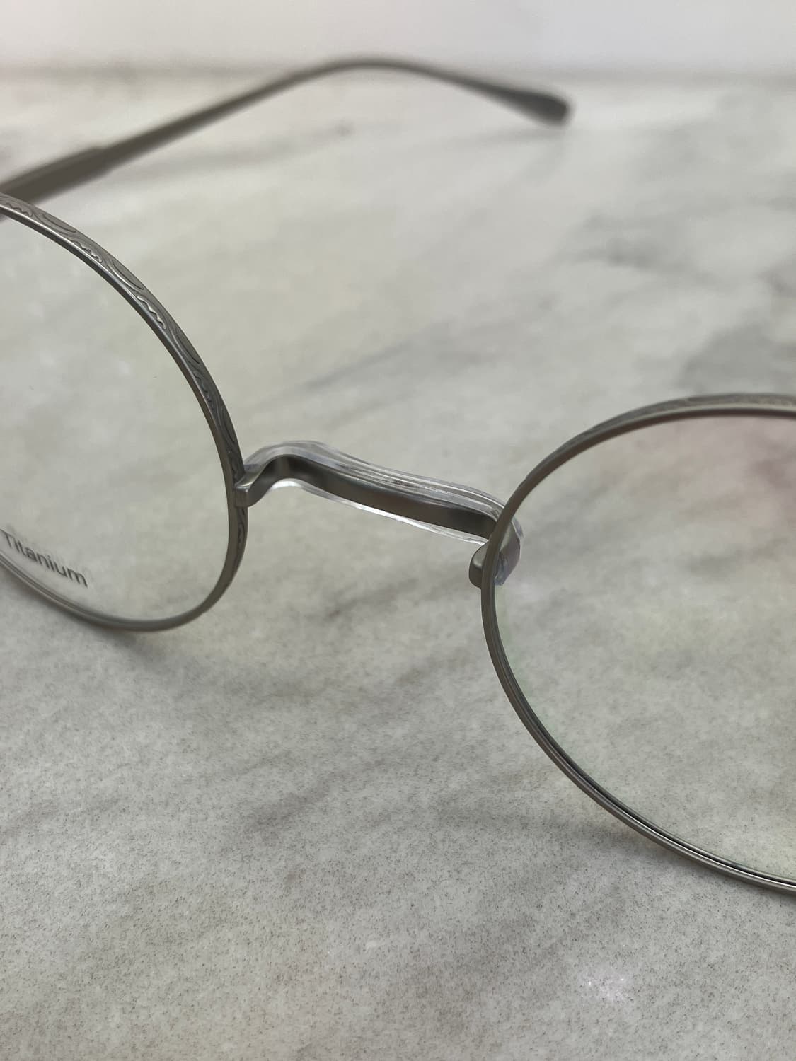 경성 京城 1907 티타늄 무광 실버 새들노즈 메탈테 클래식 안경 상품이미지5